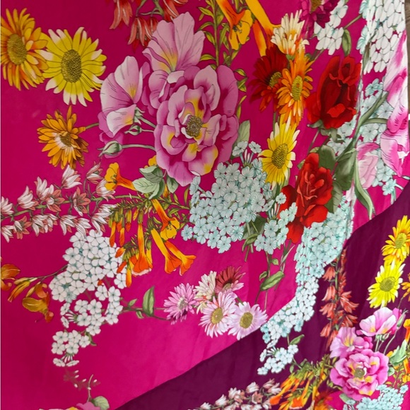 JOHNNY WAS GOLDEN BOUQUET BIAS MAXI DRESS Sz M - Picture 7 of 15